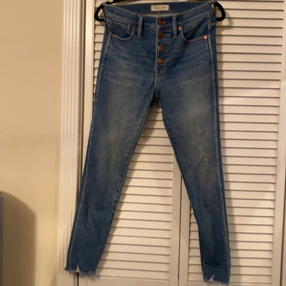 Madewell Button Fly Skinny Jeans